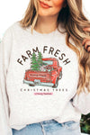 Explore More Collection - FARM FRESH CHRISTMAS TREES GRAPHIC SWEATSHIRT