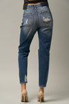 Explore More Collection - HIGH WAIST STRAIGHT HAVEY DESTROYED JEANS