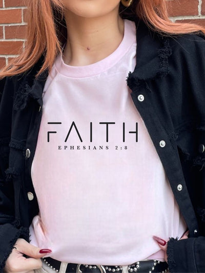 Explore More Collection - FAITH Ephesians 2 8 Short Sleeve Tee