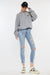 Explore More Collection - Mid Rise Distressed Ankle Skinny Jeans