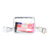 Explore More Collection - Clear Square Stadium Sling Bag Crossbody Strap