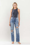 Explore More Collection - 90'S Vintage Slim Straight Jean