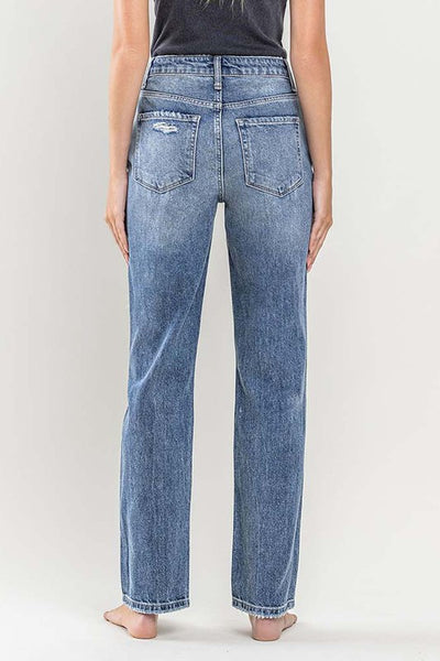 Explore More Collection - 90'S Vintage Slim Straight Jean