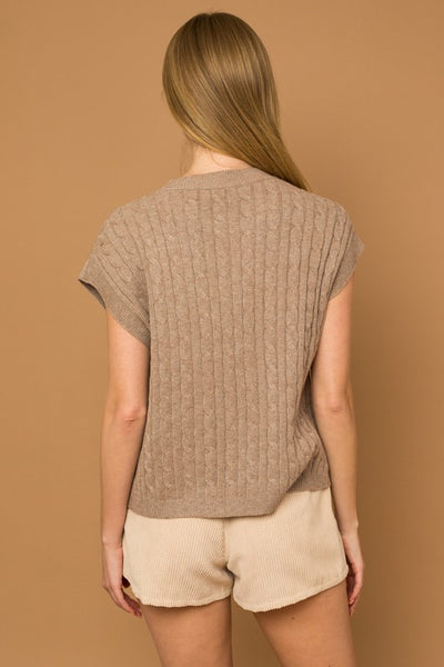 Explore More Collection - Cable Knit Vest