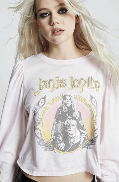 Explore More Collection - Recycled Karma Janis Joplin Puff Sleeve