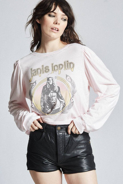 Explore More Collection - Recycled Karma Janis Joplin Puff Sleeve