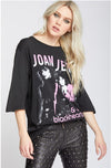 Explore More Collection - Recycled Karma Joan Jett & The Blackhearts 3/4 Sleeve Tee