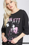 Explore More Collection - Recycled Karma Joan Jett & The Blackhearts 3/4 Sleeve Tee