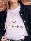 Explore More Collection - 2 Coffee Rings Coffee Heart Graphic Tee