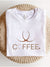 Explore More Collection - Curve - 2 Coffee Rings Coffee Heart Graphic Tee