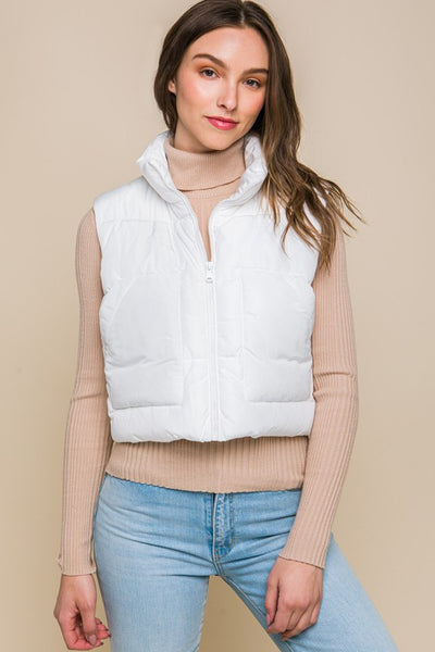 Explore More Collection - Puffer Vest With Pockets