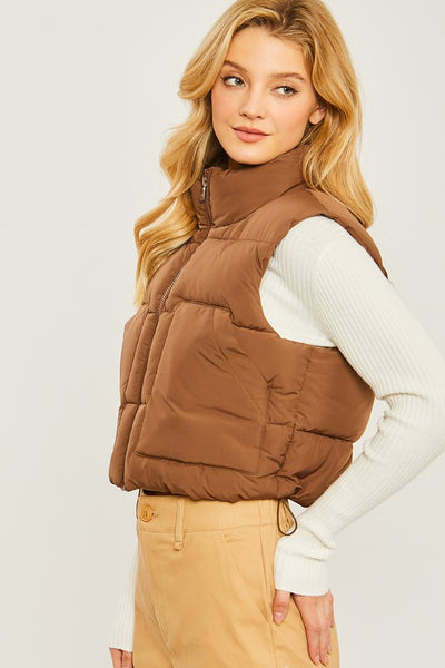 Explore More Collection - Puffer Vest With Pockets