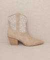 Explore More Collection - OASIS SOCIETY Cannes - Pearl Studded Western Boots