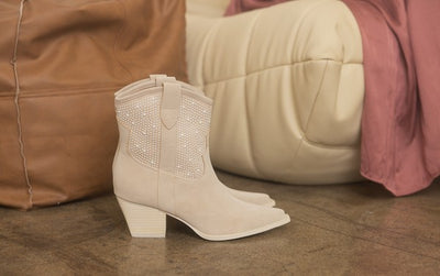 Explore More Collection - OASIS SOCIETY Cannes - Pearl Studded Western Boots