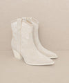 Explore More Collection - OASIS SOCIETY Cannes - Pearl Studded Western Boots