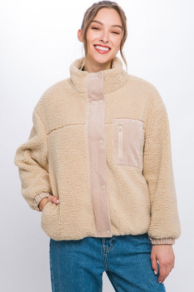 Explore More Collection - Sherpa Puffer Jacket