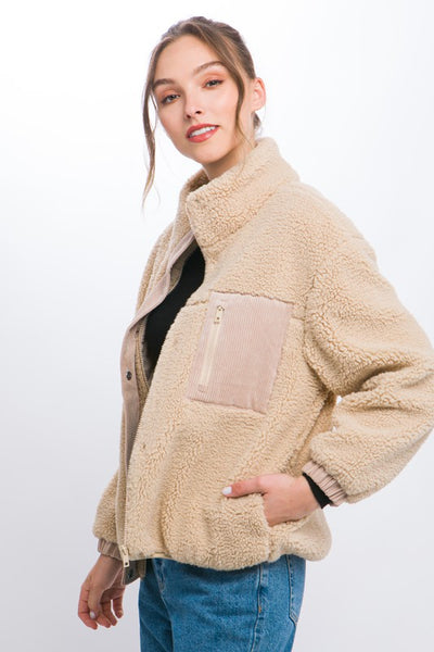 Explore More Collection - Sherpa Puffer Jacket