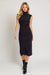 Explore More Collection - Mock Neck Sweater Midi Dress