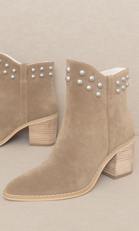 Explore More Collection - OASIS SOCIETY Alofi - Studded Collar Booties