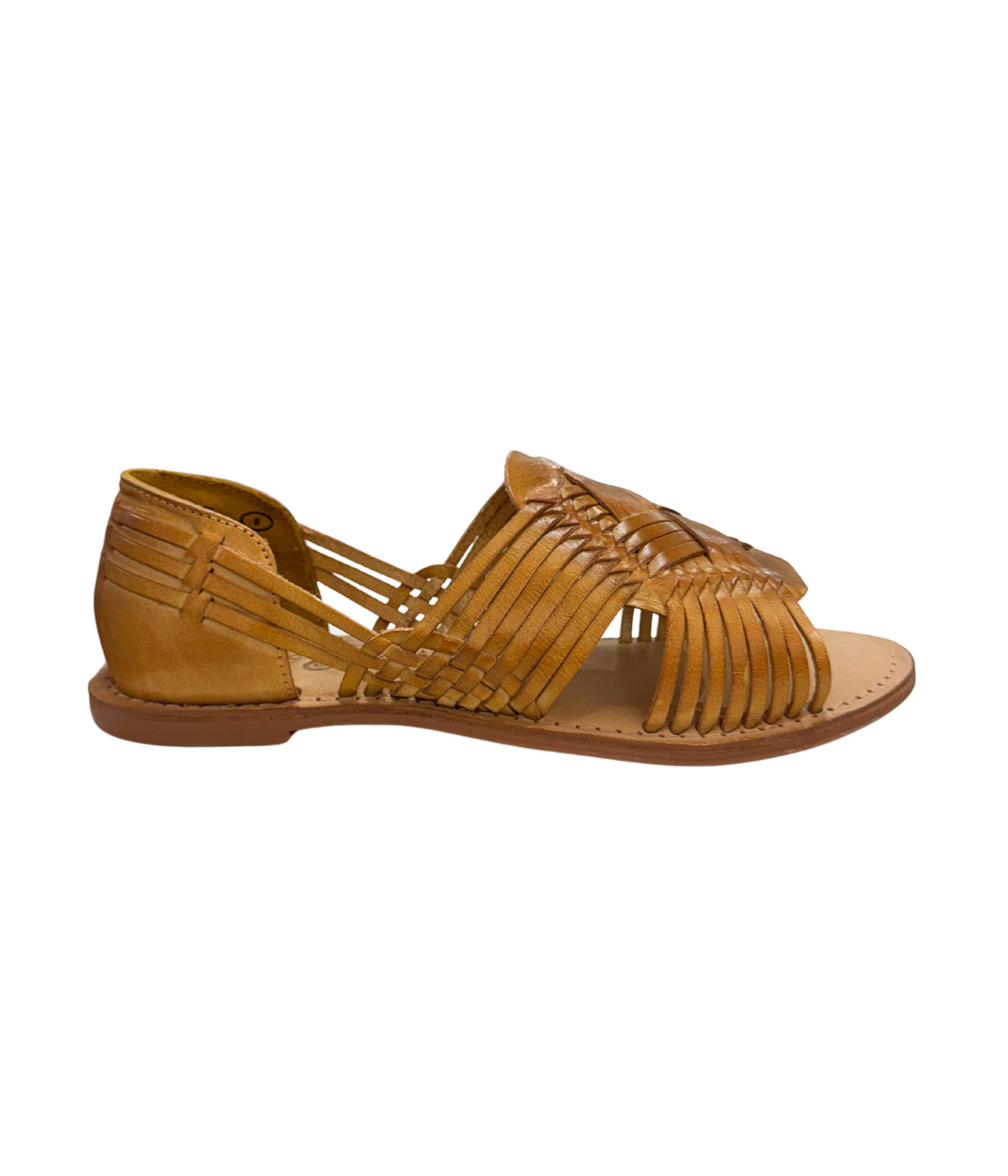 Tawakoni Woven Huarache Sandal in Mustard