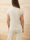 Explore More Collection - Round Neck Cap Sleeve Top and Pants Knit Set