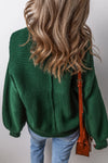 Explore More Collection - Round Neck Dropped Shoulder Sweater