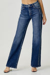 Explore More Collection - RISEN Mid Rise Straight Jeans