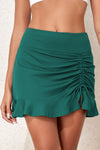 Explore More Collection - Ruched Elastic Waist Swim Skirt