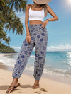 Explore More Collection - Printed Elastic Waist Pants