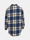 Explore More Collection - Plaid Collared Neck Long Sleeve Jacket