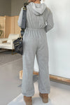 Explore More Collection - Full Size Drawstring Long Sleeve Jumpsuit