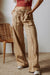 Explore More Collection - Drawstring Wide Leg Pants with Pockets