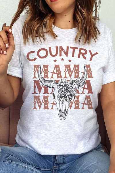 Explore More Collection - COUNTRY MAMA Graphic T-Shirt