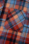 Explore More Collection - Plaid Collared Neck Long Sleeve Shirt