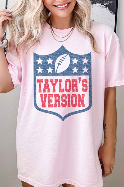 Explore More Collection - TAYLORS VERSION FOOTBALL GRAPHIC TEE