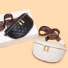 Explore More Collection - Myra Quilted Leather Crescent Sling Bag