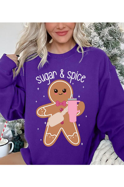 Explore More Collection - Sugar and Spice Gingerbread Sweatshirt