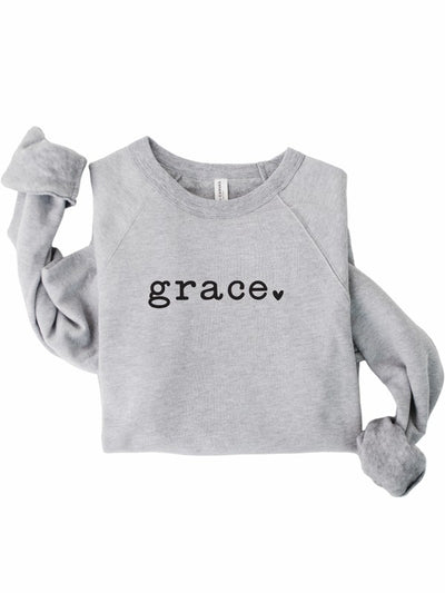 Explore More Collection - Grace heart Bella Canvas Premium Sweatshirt