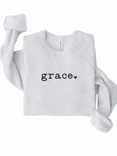 Explore More Collection - Grace heart Bella Canvas Premium Sweatshirt