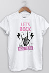 Explore More Collection - Pink New Year Let's Rock, Garment Dye Tee