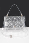 Explore More Collection - Rhinestone Cleared Crossbody Stadium Bag