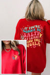 Explore More Collection - Tequila Front Back Graphic Fleece Sweatshirts