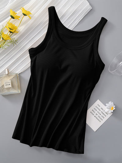 Explore More Collection - Round Neck Tank with Bra