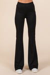 Explore More Collection - Mittoshop Stretchy Soft Elastic Waist Flare Pants