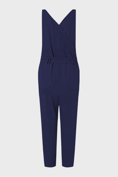 Explore More Collection - Full Size Surplice Sleeveless Jumpsuit