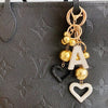 Explore More Collection - It Girl Glam Initial Key Chain - Crystal Clear