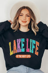 Explore More Collection - Lake Life Graphic Fleece Sweatshirts