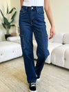 Explore More Collection - Judy Blue Full Size High Waist Straight Cargo Jeans