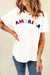 Explore More Collection - AMERICA Round Neck Short Sleeve T-Shirt
