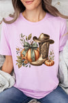 Explore More Collection - Howdy Pumpkin Western Fall Graphic Tee